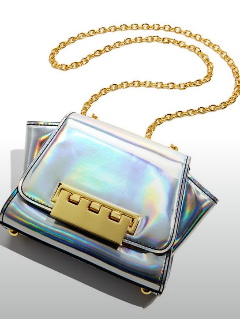 Zac Posen- Eartha Mini Chain Crossbody Bag (Iridescent 🤍) - Picture 4 of 7